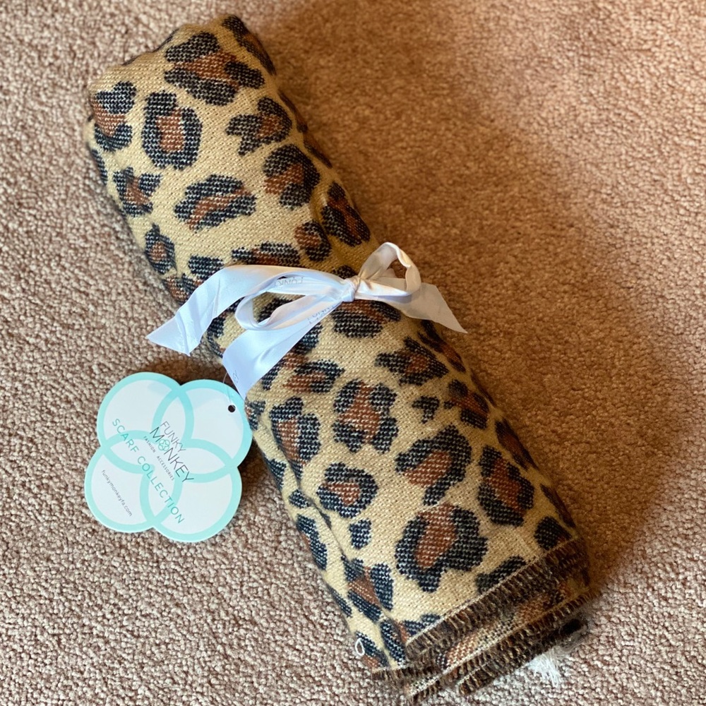 Funky Monkey Leopard Scarf